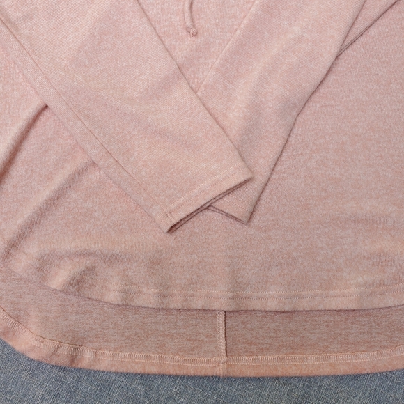 Prana Pink Cowl Neck Sweater XL - Picture 4 of 11